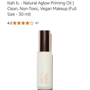 lilah b. Natural Aglow Priming Oil - White and Gold